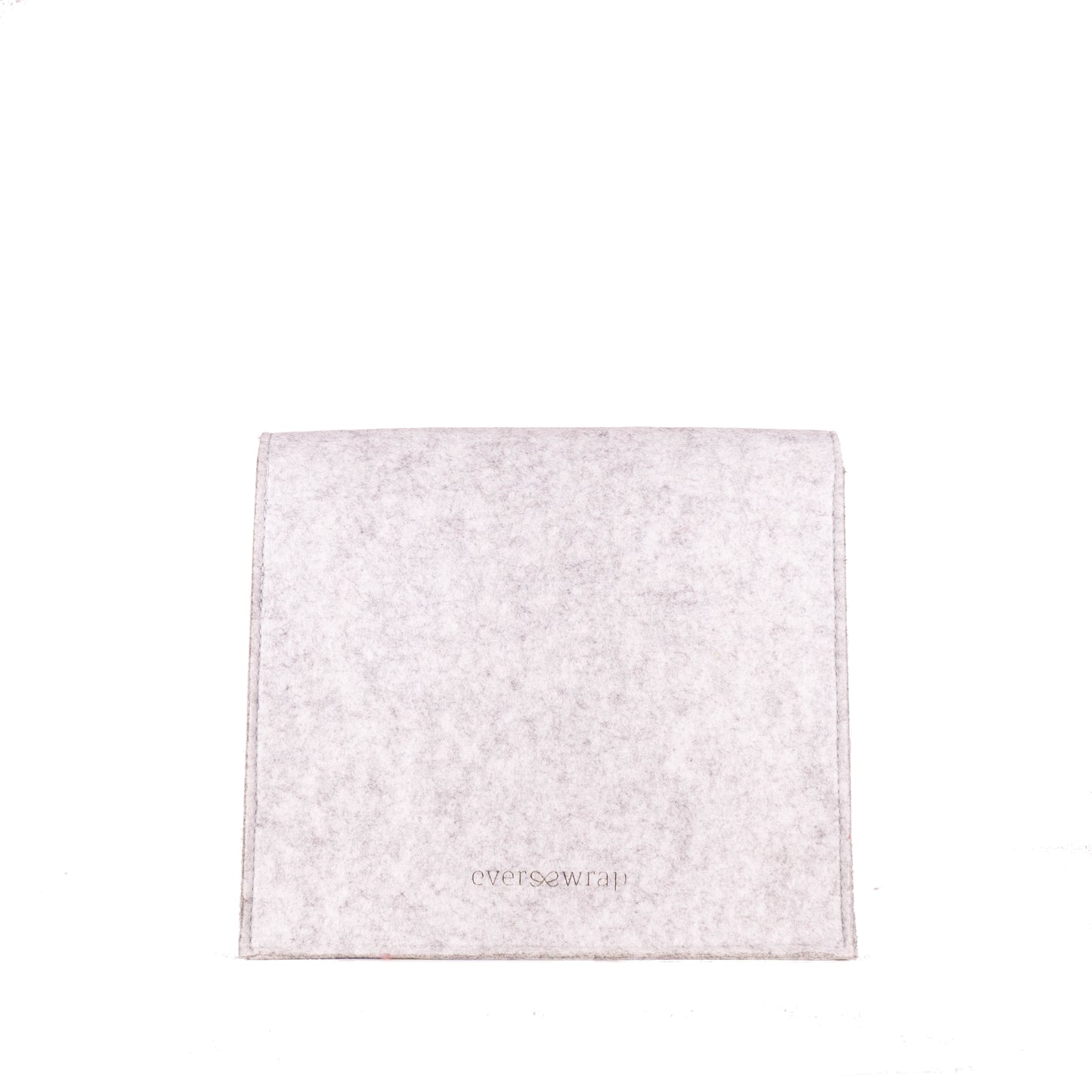 1 Small Grey Felt Reusable Gift Bag with Magnet Closure, High Quality Bag for Maximum Zero-Waste Gift Bag - EverWrap
