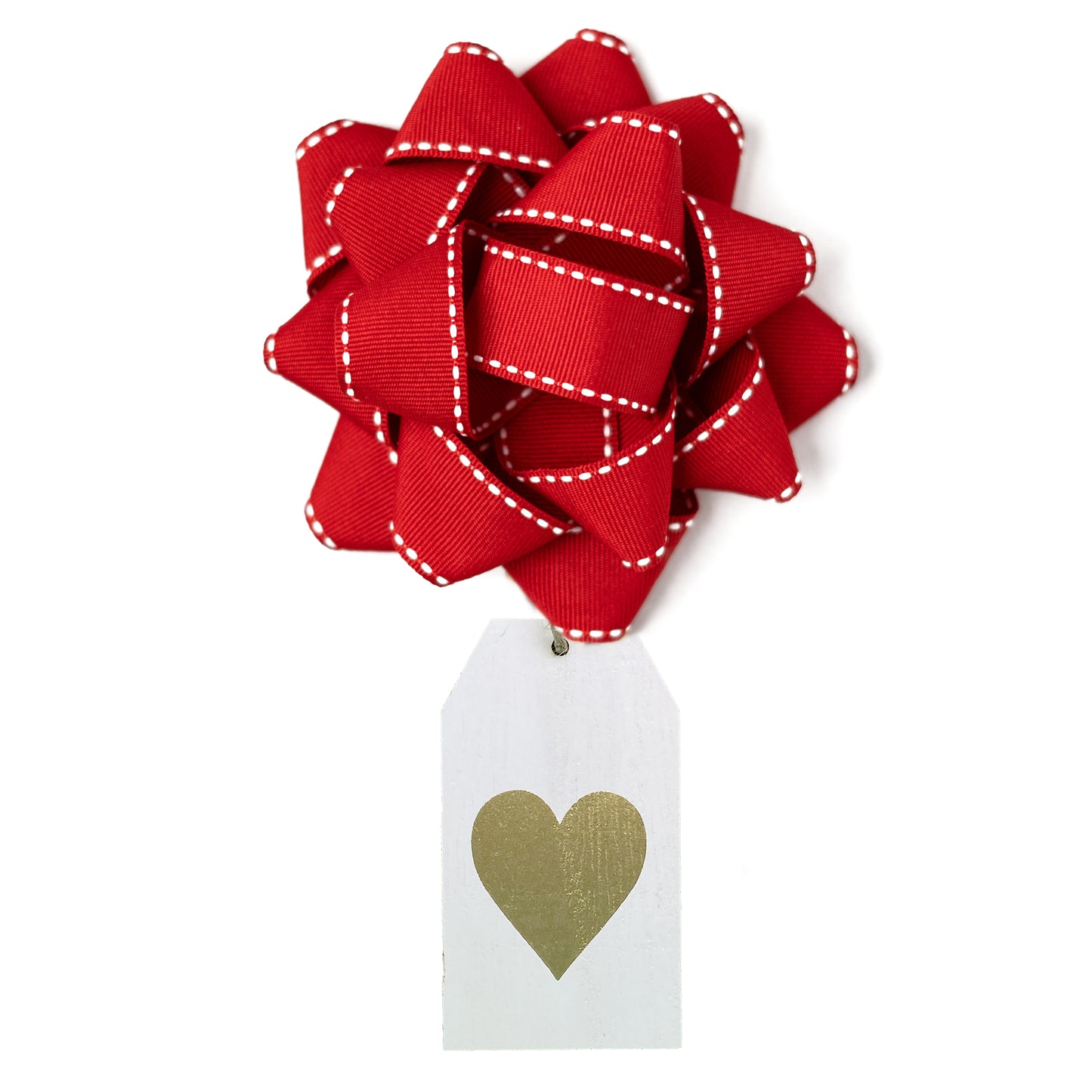 Trimming: Pink/White OR Red with Wooden Tag - EverWrap