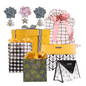 Medium Bundle: Reusable Gift Wrap Bags – Sustainable, Foldable, Eco-Friendly