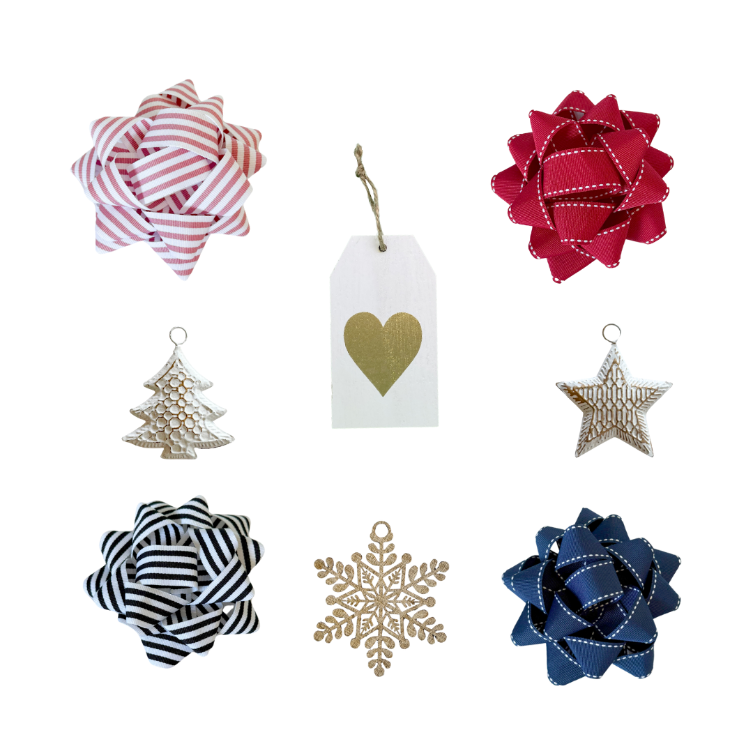 EverBow: Red (Reusable Gift Wrap Bags – Sustainable, Foldable, Eco-Friendly)