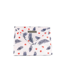 Load image into Gallery viewer, Small berry and tree sprig 9.5&quot; wide reusable gift bag with magnet closure, heavy duty two layer non woven foldable sustainable eco-friendly gift bag - EverWrap

