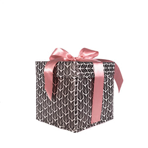 12-piece Extra Strong Reusable Gift Wrap Collection in Pink Gold and Black, make your Christmas Zero-Waste and sustainable with reusable gift wrap that collapses and stores for use year after year - EverWrap