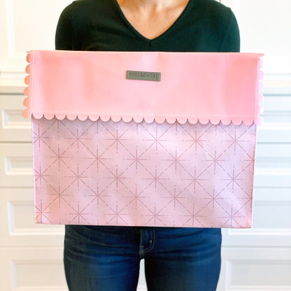 EverEnvelope: Large Pink Reusable Gift Bag with Magnetic Closure