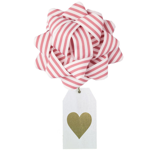Trimming: Pink/White OR Red with Wooden Tag - EverWrap